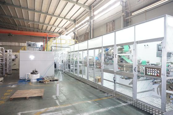 380V 50Hz 5% Tolerance Plup SAP Adult Diaper Production Line