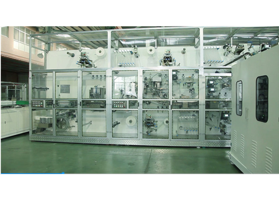 S - XXL Baby Diaper Machinery 600pcs/min With Auto Bagger
