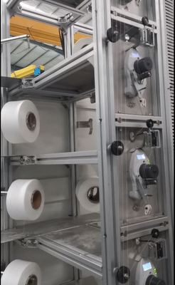 500PPM Pulp SAP Baby Diaper Machinery With Mitsubishi System
